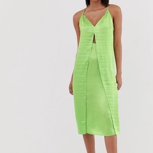 !!SOLD!! Neon green dress